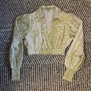 Allsaints cropped blouse